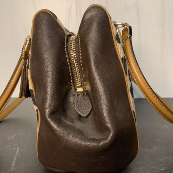 NWT COACH Madison 25642 Khaki Ocelot Crossbody - Picture 3 of 9